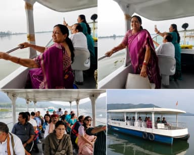 बिना लाइफ जैकेट क्रूज में दिखीं राज्यसभा सांसद माया नारोलिया, वीडियो वायरल