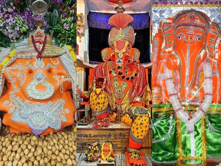 इंदौर में एशिया के सबसे बड़े गणपति, सीहोर में स्वयंभू प्रतिमा; जबलपुर में कल्कि अवतार में होती है पूजा