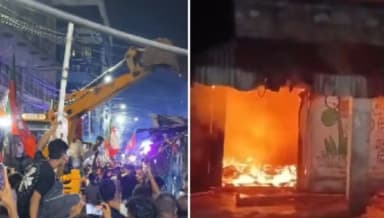 कहीं दफ्तर जले-कहीं बुलडोजर चले, न्यूटाउन में BJP और बेलियाघाट में TMC कार्यकर्ता की मौत; संदेशखाली में पुलिस-CRPF पर फायरिंग