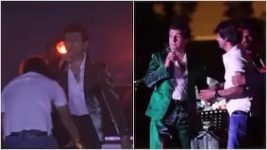 हर बार नहीं बचाऊंगा; कॉन्सर्ट के बीच स्टेज पर चढ़ा फैन, सिंगर के पैर छूने लगा था