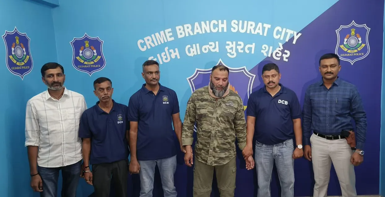 सूरत क्राइम ब्रांच ने दबोचा; साढ़ू भाई के घर फरारी काट रहा था, भोपाल पुलिस सूरत रवाना