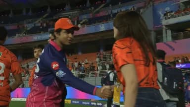 सूर्यवंशी की पारी ने SRH को किया बाहर, 29 बाॅल में 97 रन बनाए