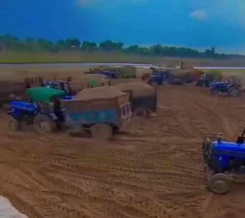 चंबल नदी में धड़ल्ले से हो रहा अवैध खनन, वीडियो वायरल