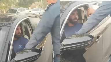 ट्रैफिक पुलिस ने बीच सड़क पर रोका; पूछा- अब चालान काट दूं क्या, VIDEO वायरल