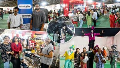 सर्कस थीम समर कार्निवल में उमड़ रही भीड़, बच्चों से लेकर युवाओं तक बना आकर्षण का केंद्र