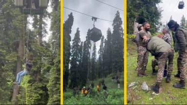 रस्सी-सीढ़ी के सहारे 140 से ज्यादा लोगों का रेस्क्यू; हेलिकॉप्टर भी तैनात