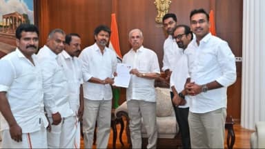 सरकार बनाने का दावा पेश किया; TVK को बाहर से समर्थन दे सकती है AIADMK