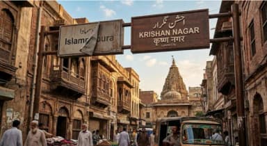 इस्लामपुरा बना कृष्ण नगर; बाबरी मस्जिद चौक फिर बना जैन मंदिर चौक; बंटवारे से पहले इनके यही नाम थे