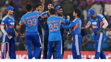 टी20 वर्ल्ड कप से पहले भारत की दमदार वापसी, अभिषेक ने 84 रन की पारी खेली