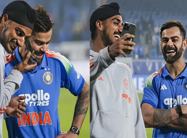 कोहली ने जीत के बाद अर्शदीप को ट्रोल किया, देखें VIDEO