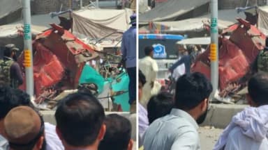 दो ट्रैफिक पुलिसकर्मी समेत 9 की मौत, 24 घायल; पुलिस स्टेशन के पास गाड़ी में बम प्लांट किया गया था