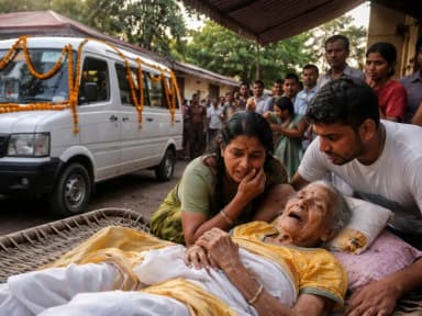 अंतिम संस्कार की तैयारियां थीं, शव वाहन दरवाजे पर..तभी 103 साल की बुजुर्ग सांस लेने लगी; रिलेटिव्स बोले- ये चमत्कार