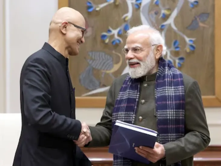 मोदी से मुलाकात के बाद सत्या नडेला का ऐलान; यह एशिया में कंपनी का सबसे बड़ा इनवेस्टमेंट