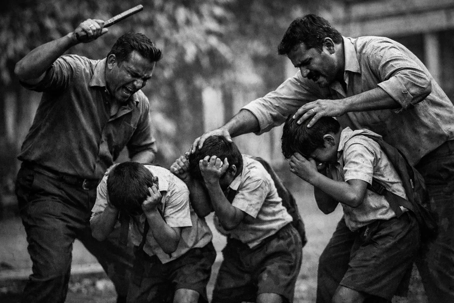 2 टीचर भी शामिल, पेरेंट्स बोले-बेरहमी से पिटाई की, निशान छप गए