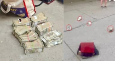 टहलने निकले लोगों ने नोट बिखरे देख टीम को सूचना दी; मौके से 21 लाख बरामद